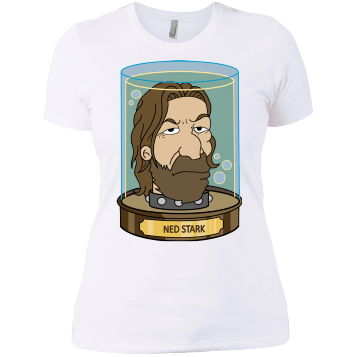 T-Shirts White / X-Small Ned Stark Head Women's Premium T-Shirt
