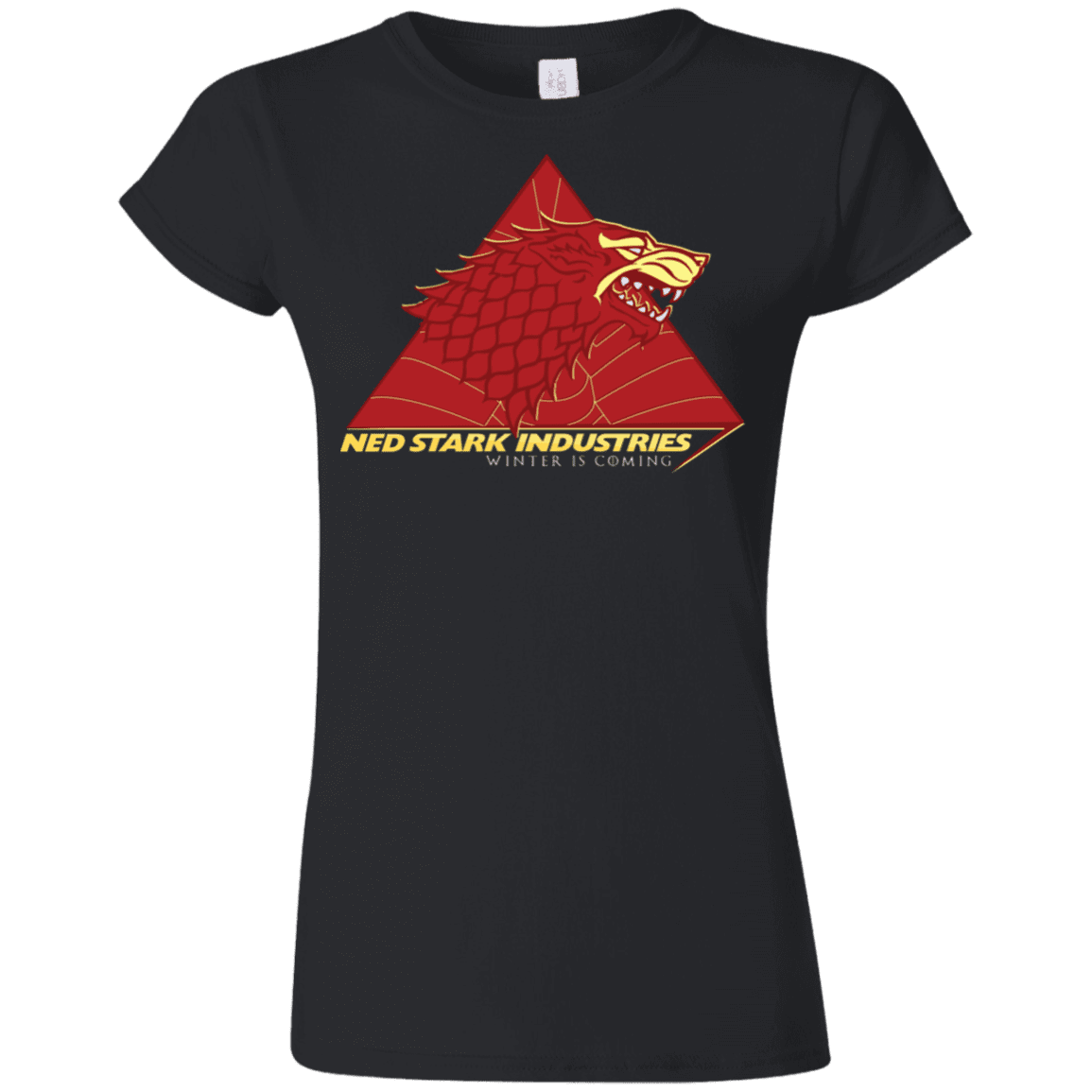 T-Shirts Black / S Ned Stark Industries Junior Slimmer-Fit T-Shirt