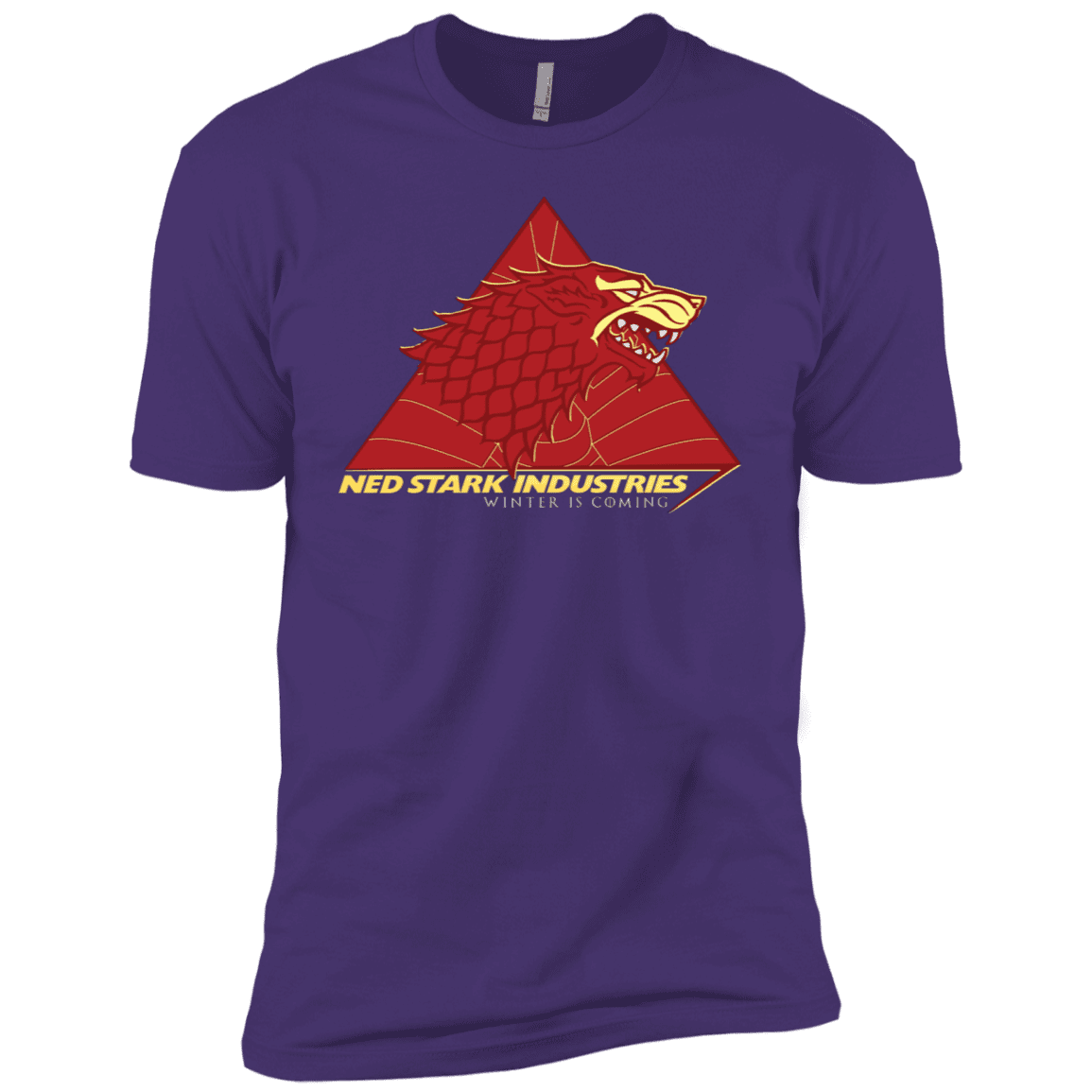 T-Shirts Purple Rush/ / X-Small Ned Stark Industries Men's Premium T-Shirt