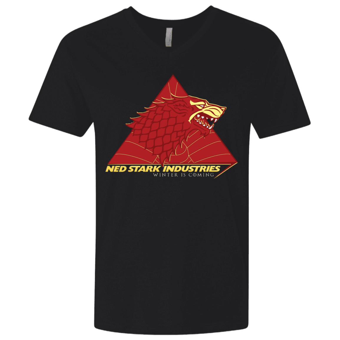T-Shirts Black / X-Small Ned Stark Industries Men's Premium V-Neck