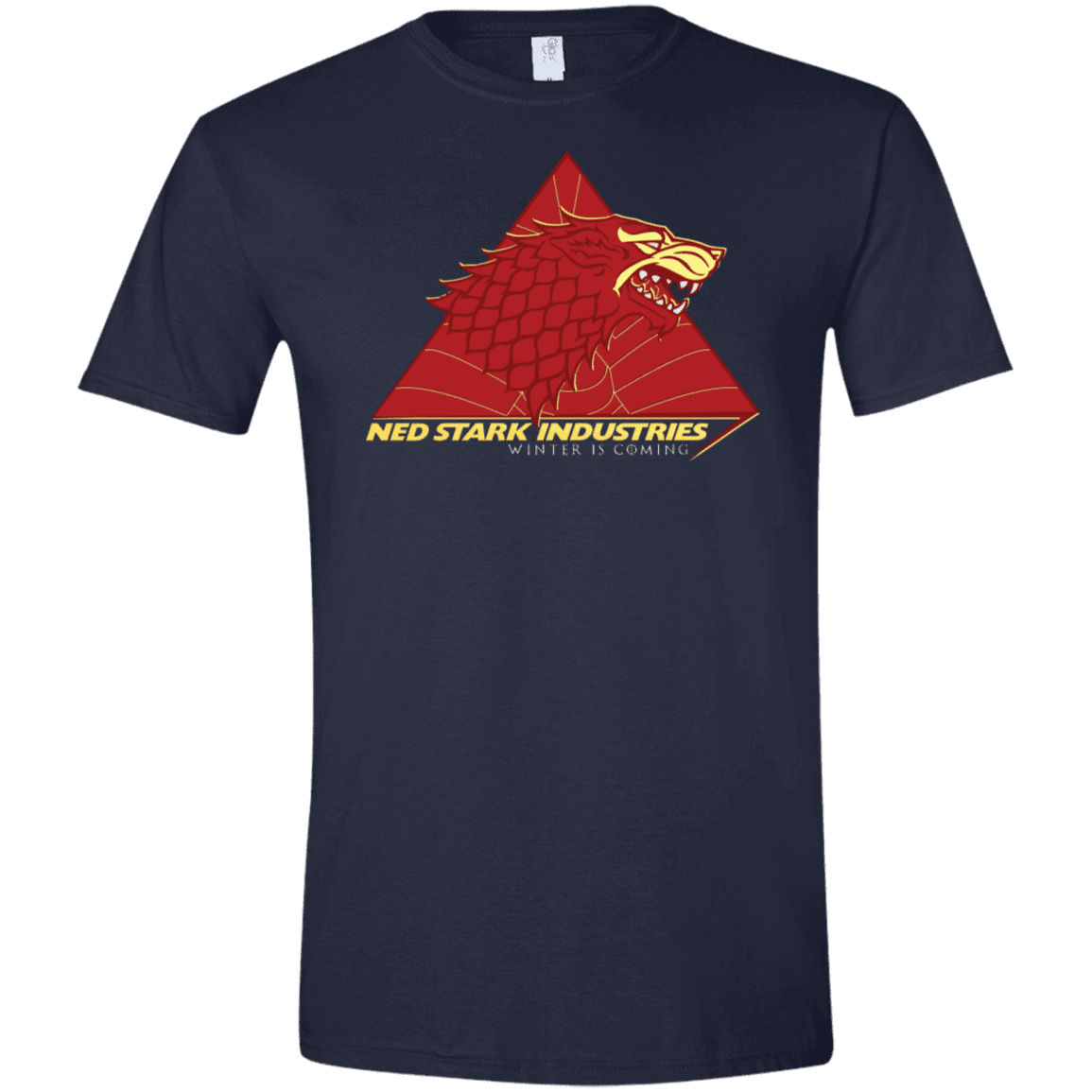 T-Shirts Navy / X-Small Ned Stark Industries Men's Semi-Fitted Softstyle