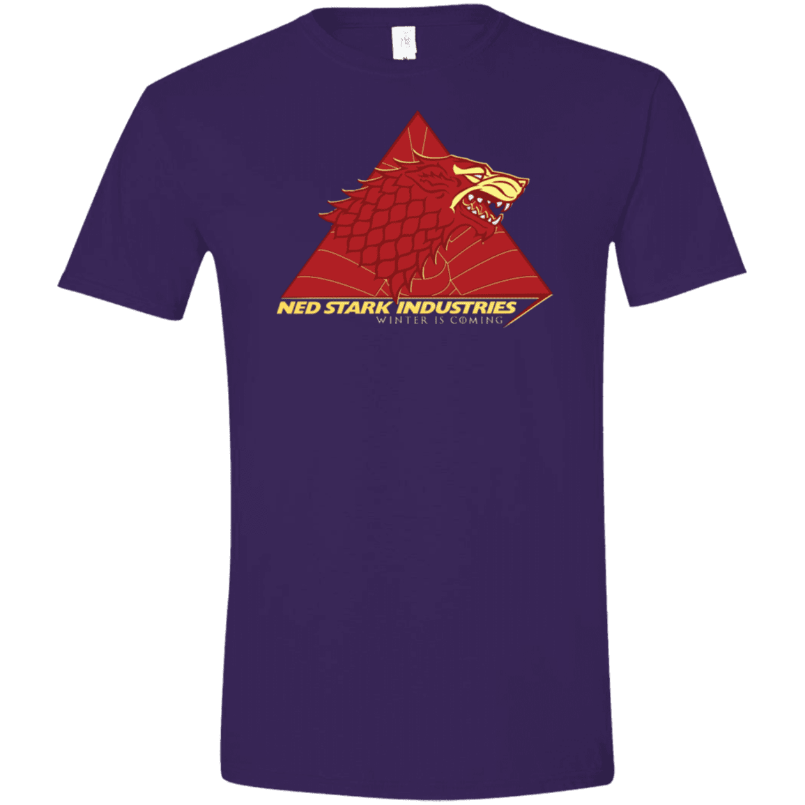 T-Shirts Purple / S Ned Stark Industries Men's Semi-Fitted Softstyle