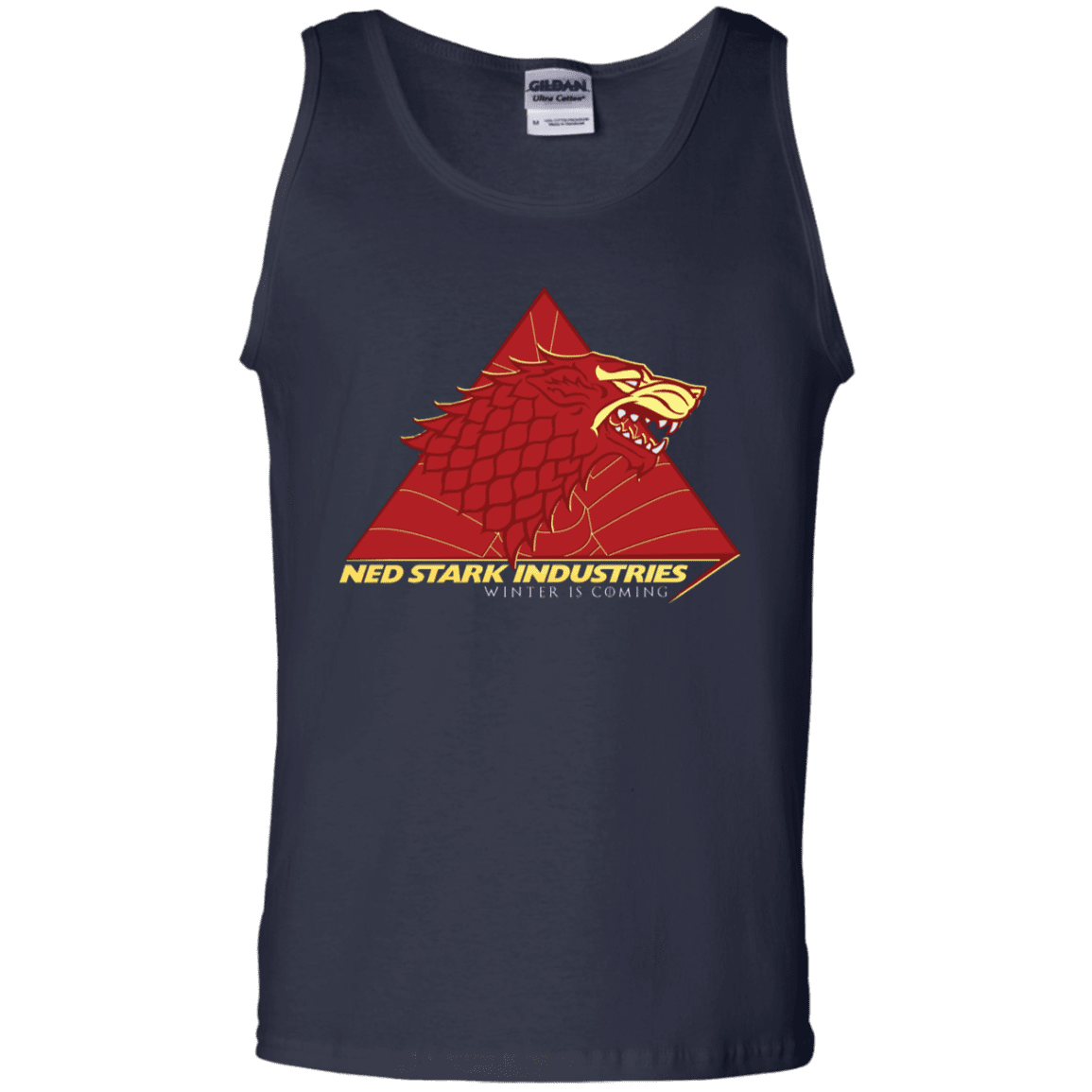 T-Shirts Navy / S Ned Stark Industries Men's Tank Top