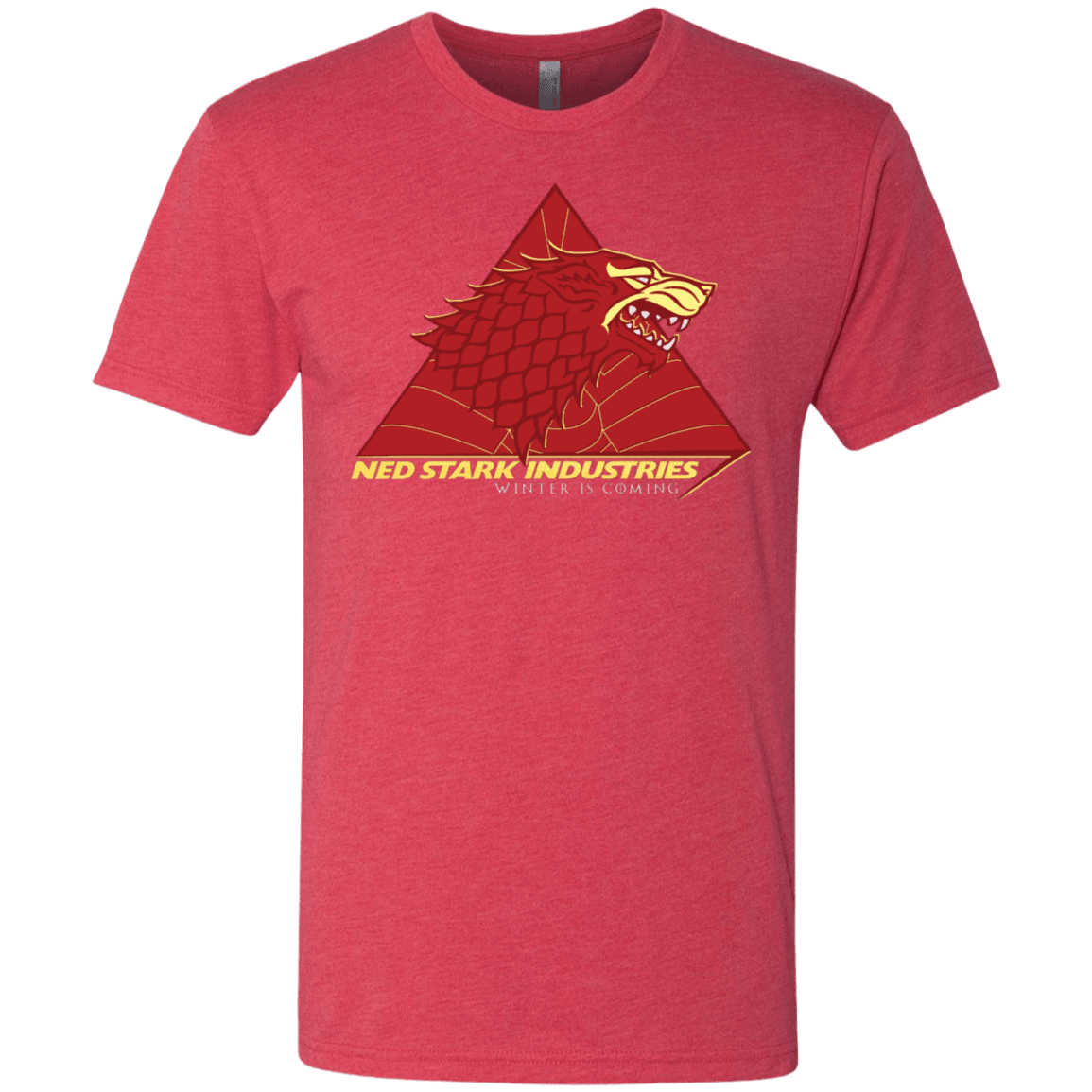 T-Shirts Vintage Red / S Ned Stark Industries Men's Triblend T-Shirt