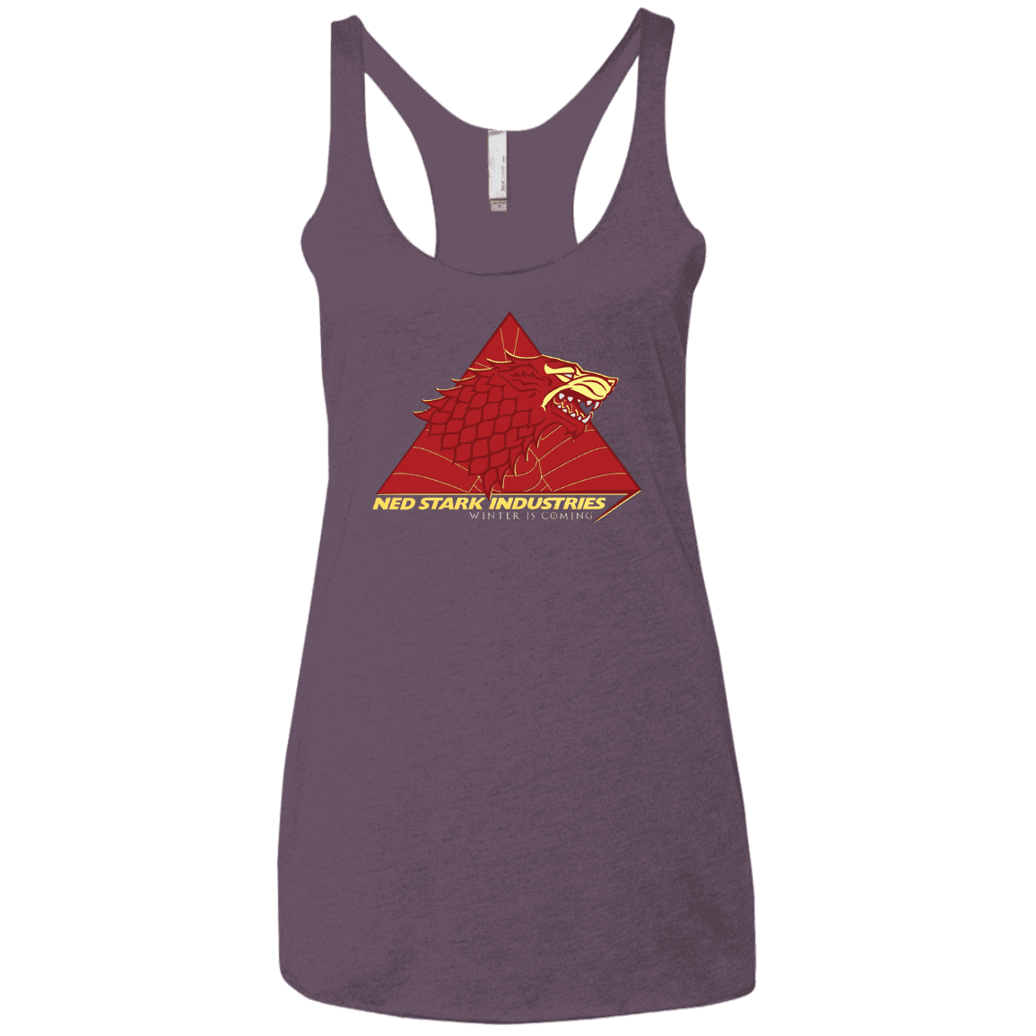 T-Shirts Vintage Purple / X-Small Ned Stark Industries Women's Triblend Racerback Tank