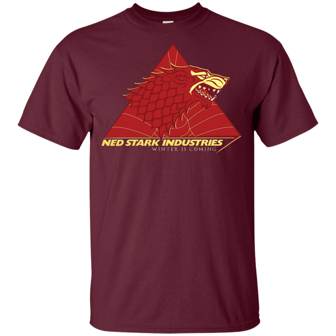 T-Shirts Maroon / YXS Ned Stark Industries Youth T-Shirt
