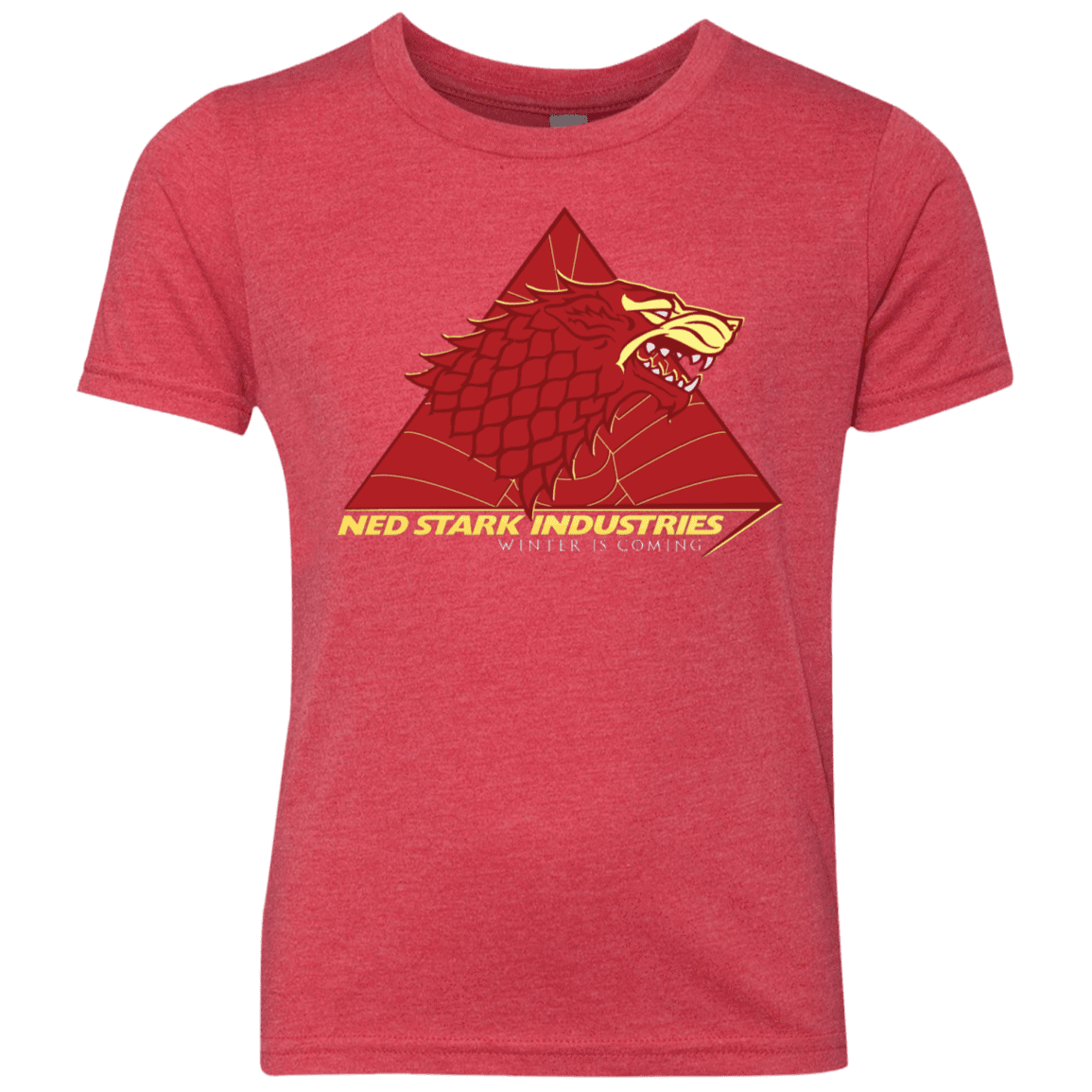 T-Shirts Vintage Red / YXS Ned Stark Industries Youth Triblend T-Shirt