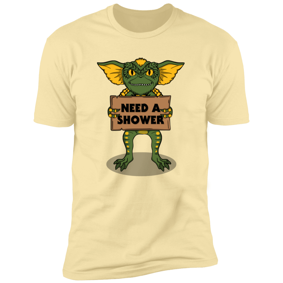 T-Shirts Banana Cream / S Need a Shower Men's Premium T-Shirt