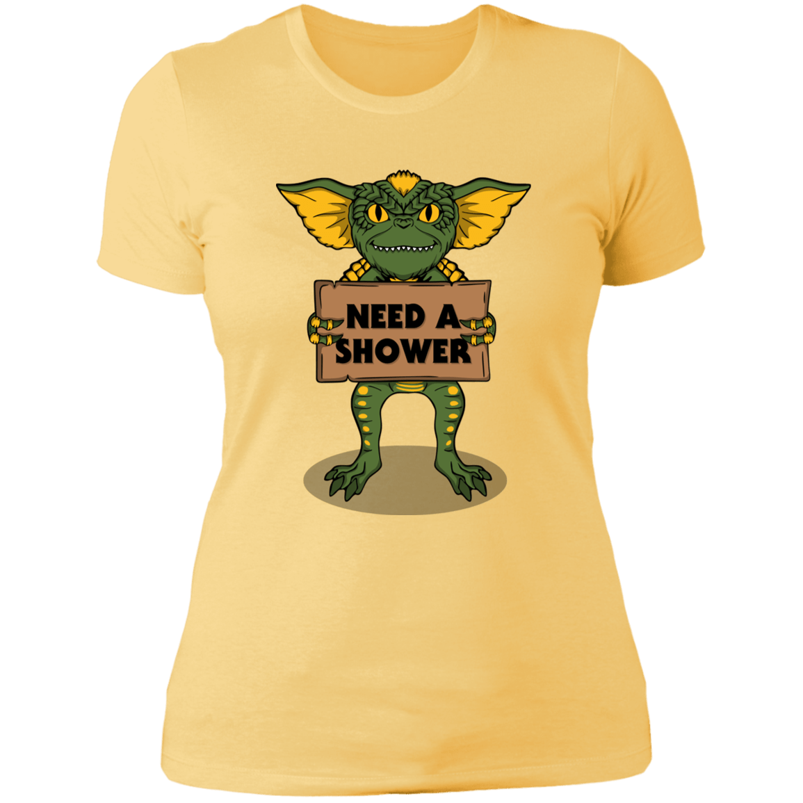 T-Shirts Banana Cream/ / S Need a Shower Women's Premium T-Shirt