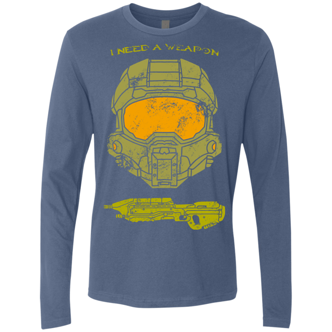 T-Shirts Indigo / S Need a Weapon Men's Premium Long Sleeve