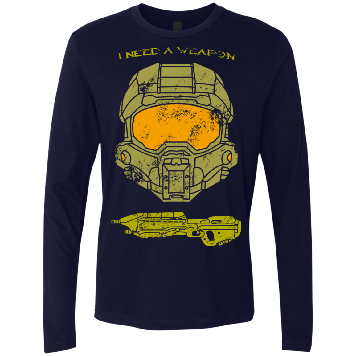 T-Shirts Midnight Navy / S Need a Weapon Men's Premium Long Sleeve
