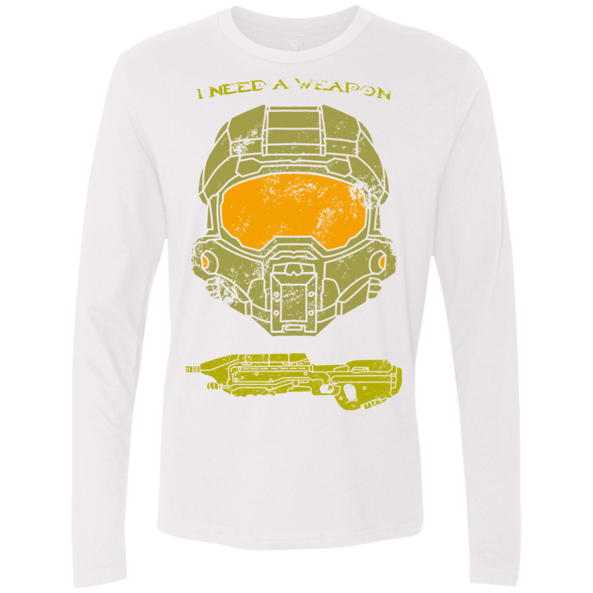 T-Shirts White / S Need a Weapon Men's Premium Long Sleeve