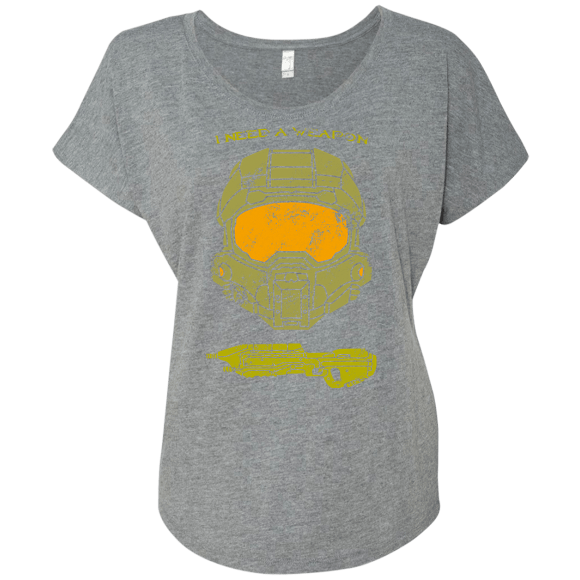 T-Shirts Premium Heather / X-Small Need a Weapon Triblend Dolman Sleeve