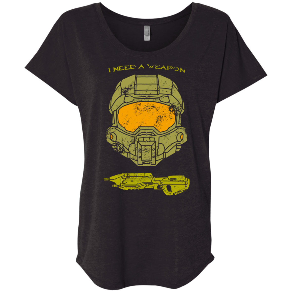 T-Shirts Vintage Black / X-Small Need a Weapon Triblend Dolman Sleeve