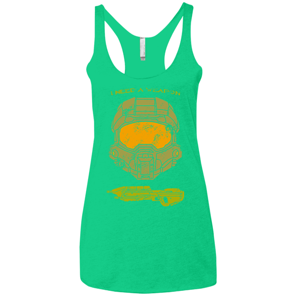 T-Shirts Envy / X-Small Need a Weapon Women's Triblend Racerback Tank
