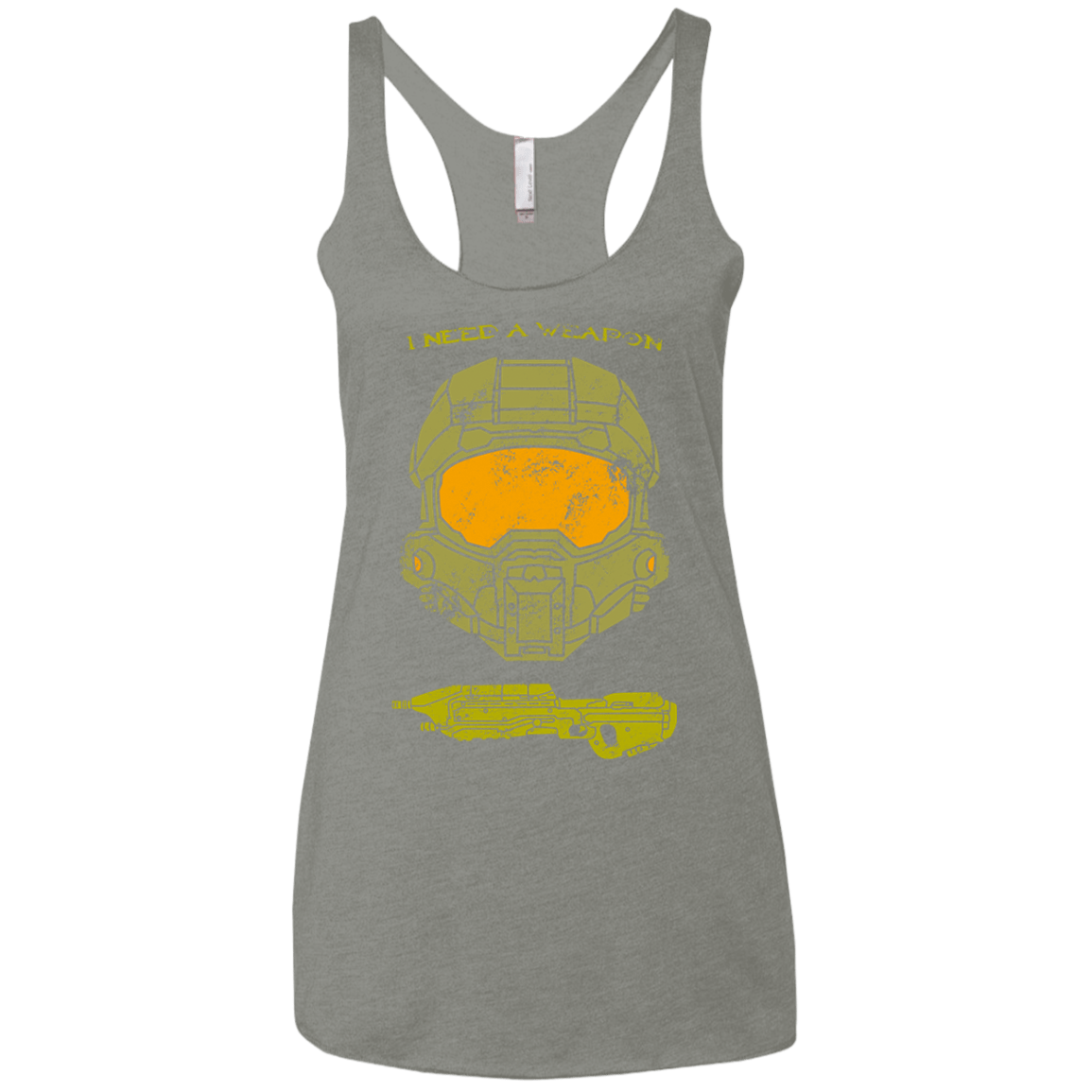 T-Shirts Venetian Grey / X-Small Need a Weapon Women's Triblend Racerback Tank