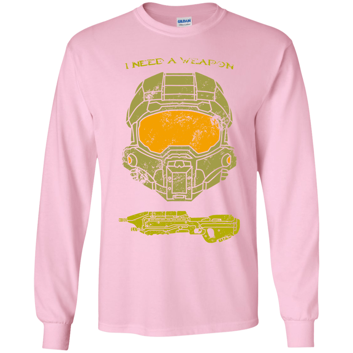 T-Shirts Light Pink / YS Need a Weapon Youth Long Sleeve T-Shirt