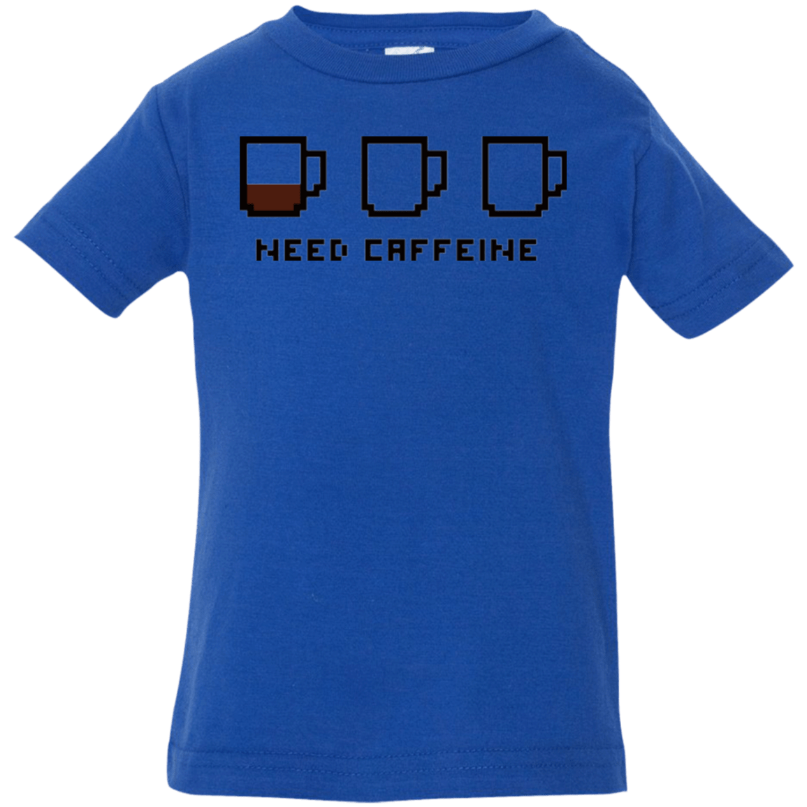 T-Shirts Royal / 6 Months Need Caffeine Infant Premium T-Shirt
