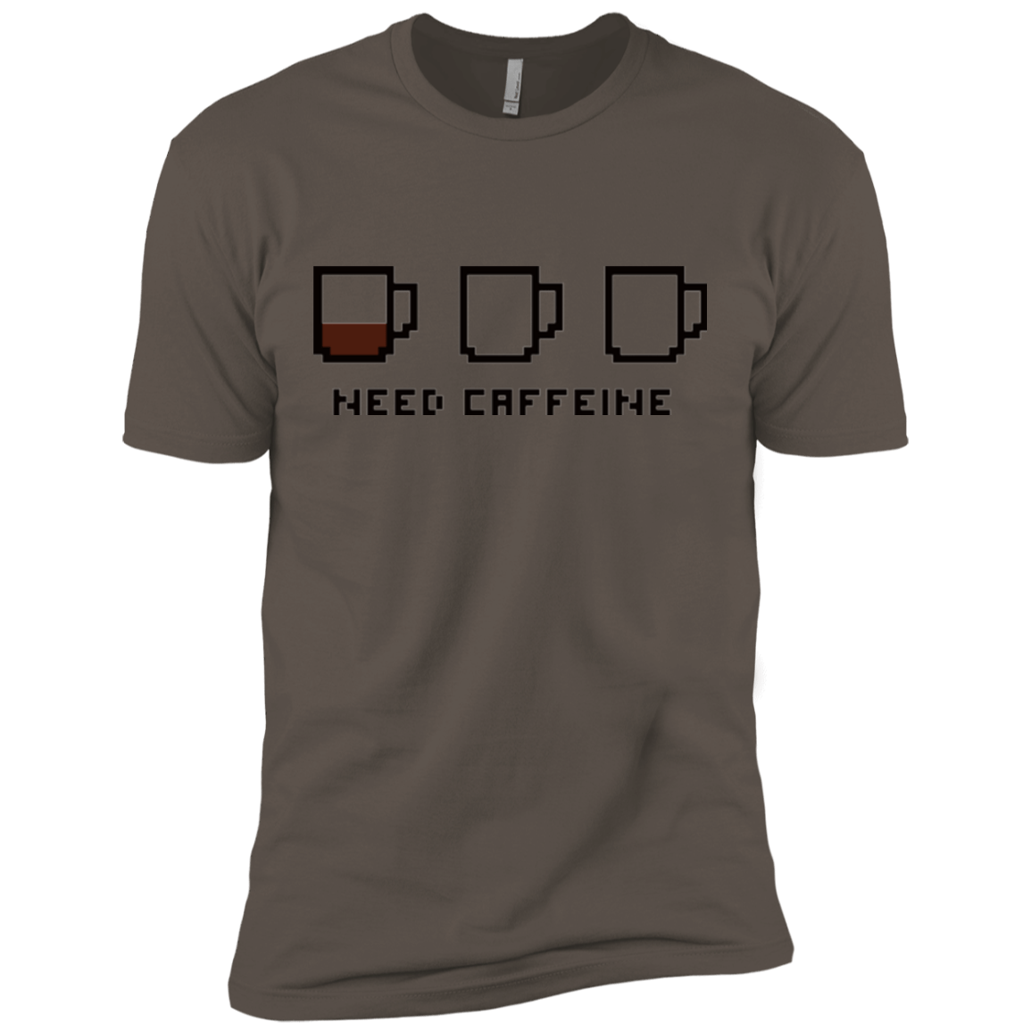 T-Shirts Warm Grey / X-Small Need Caffeine Men's Premium T-Shirt