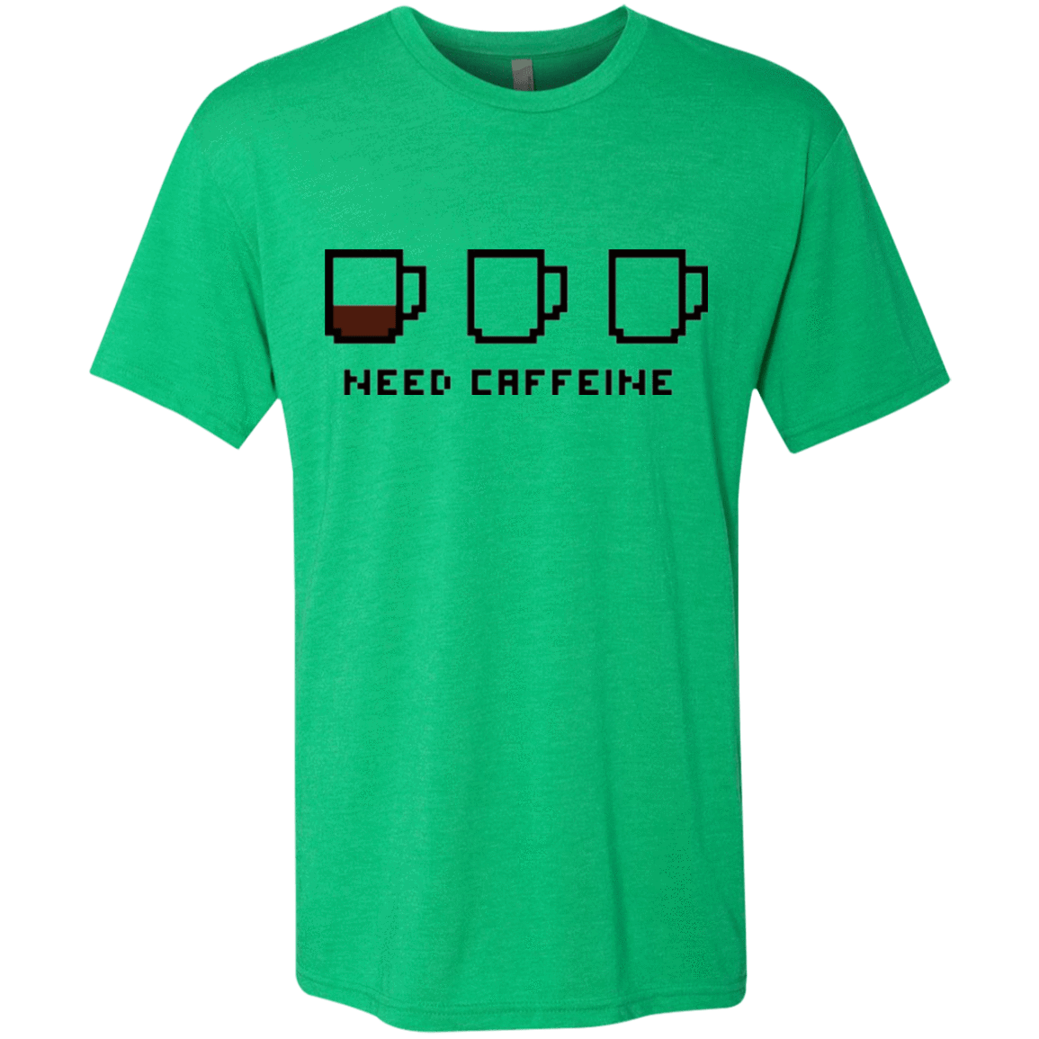 T-Shirts Envy / Small Need Caffeine Men's Triblend T-Shirt