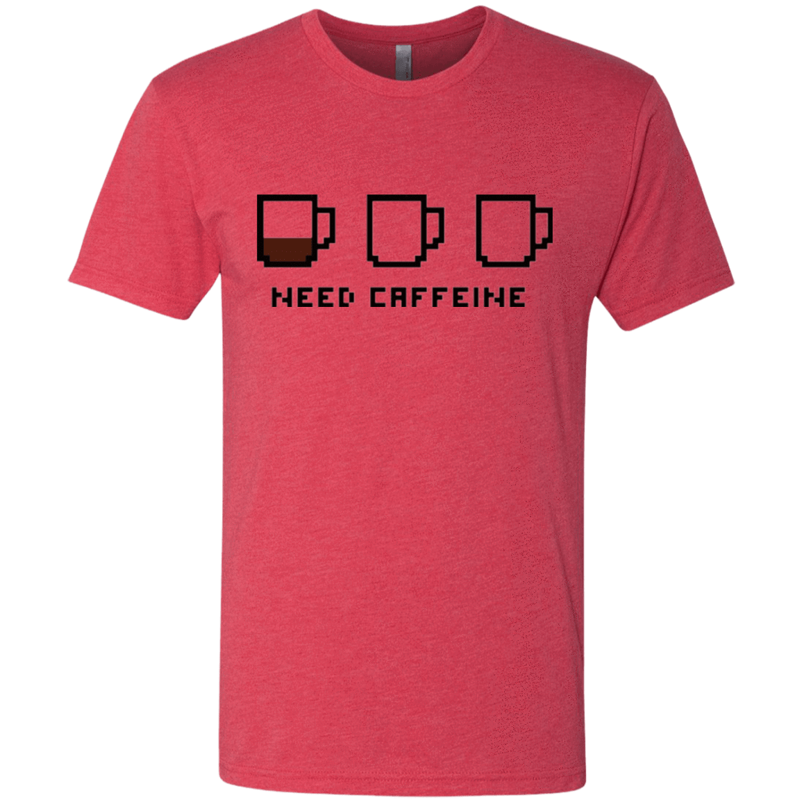 T-Shirts Vintage Red / Small Need Caffeine Men's Triblend T-Shirt