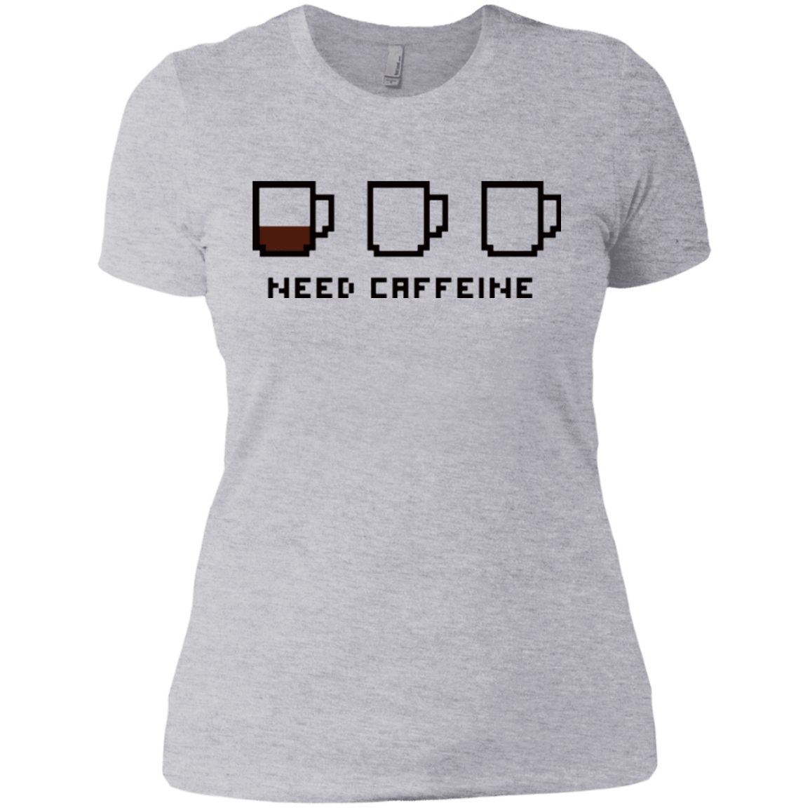 T-Shirts Heather Grey / X-Small Need Caffeine Women's Premium T-Shirt