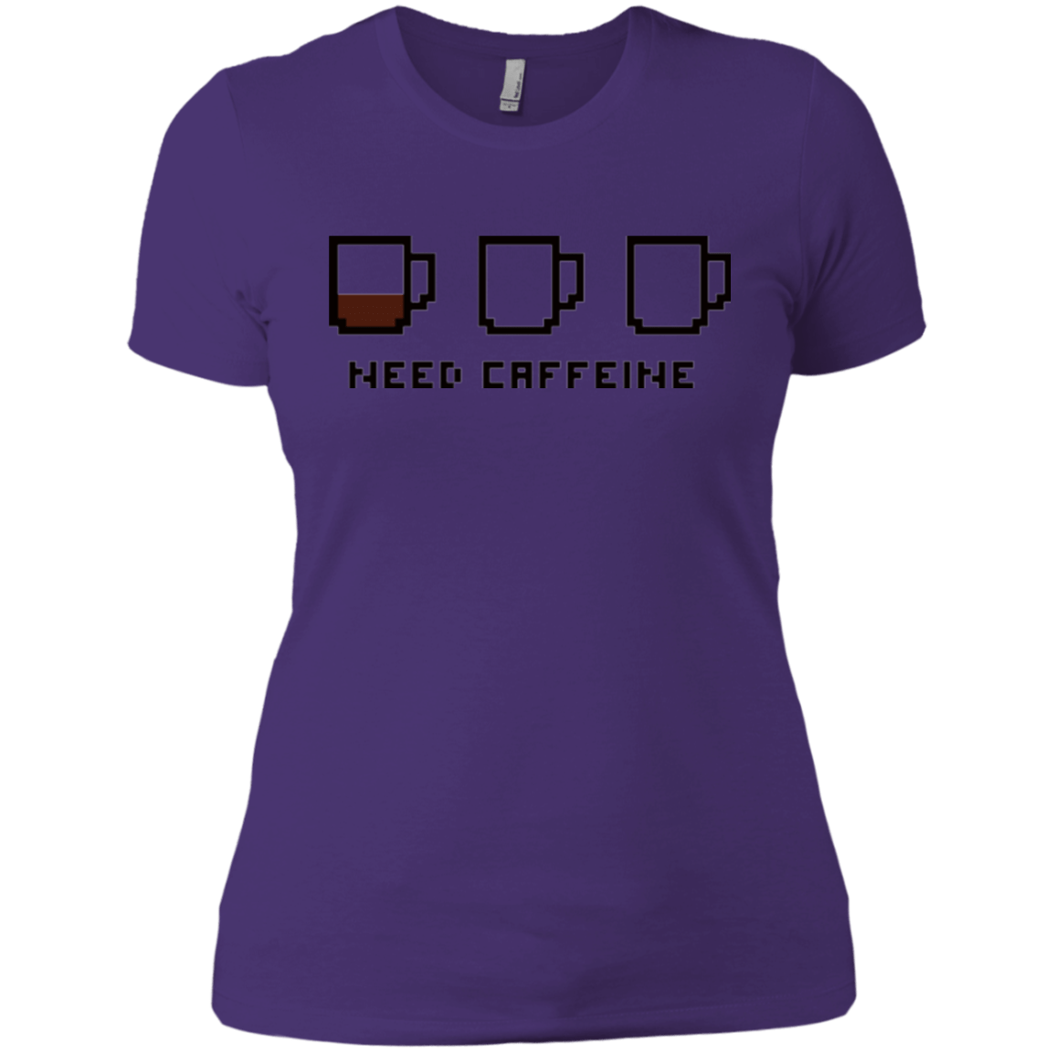 T-Shirts Purple / X-Small Need Caffeine Women's Premium T-Shirt