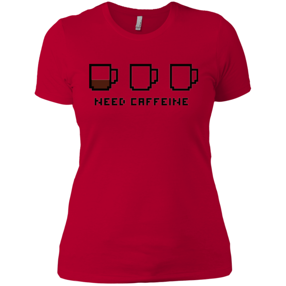 T-Shirts Red / X-Small Need Caffeine Women's Premium T-Shirt