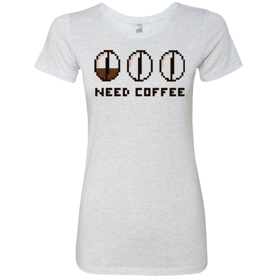 T-Shirts Heather White / Small Need Coffee Women's Triblend T-Shirt