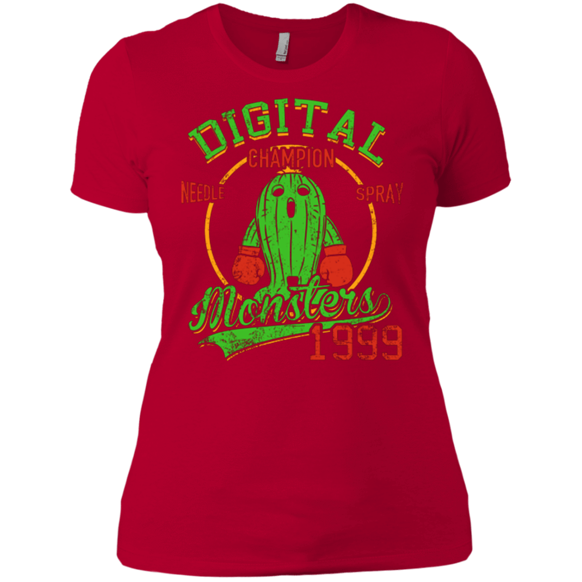 T-Shirts Red / X-Small Needle Spray Women's Premium T-Shirt