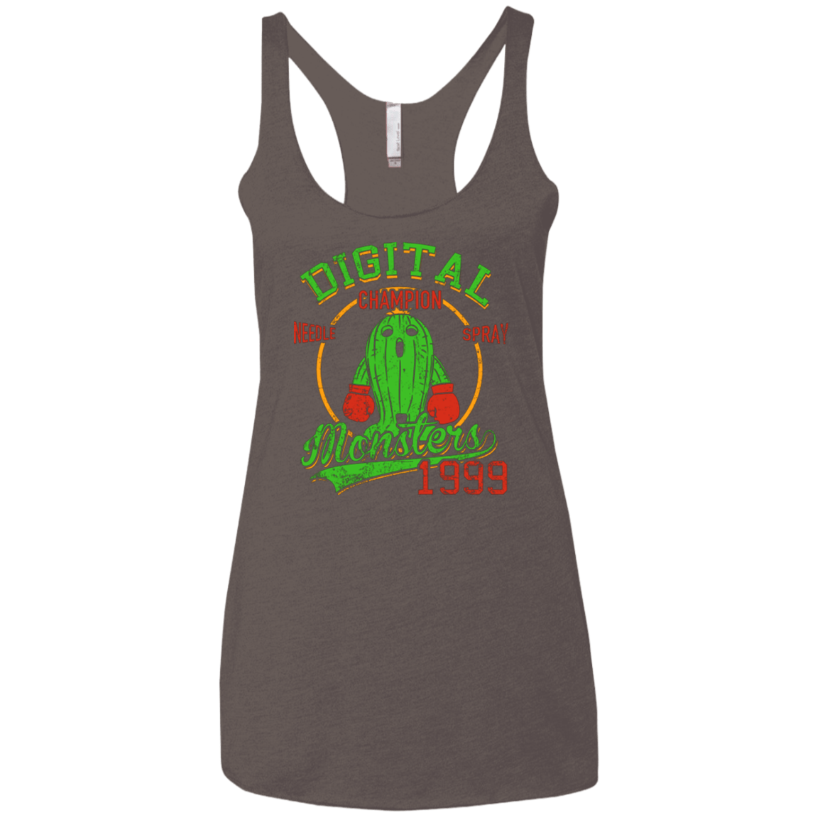 T-Shirts Macchiato / X-Small Needle Spray Women's Triblend Racerback Tank