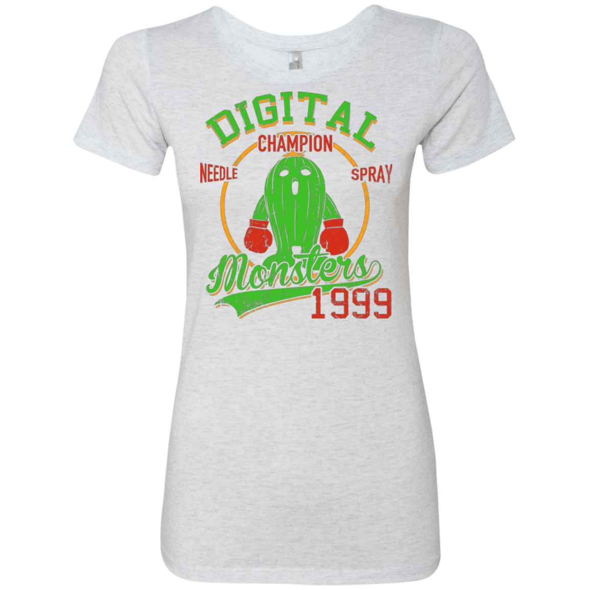 T-Shirts Heather White / Small Needle Spray Women's Triblend T-Shirt