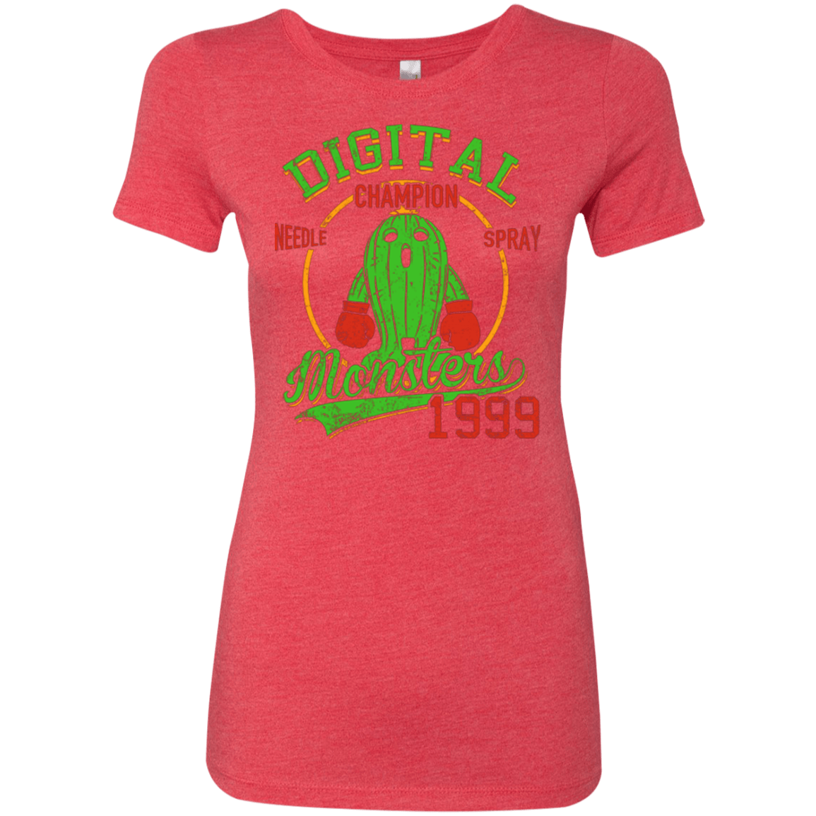 T-Shirts Vintage Red / Small Needle Spray Women's Triblend T-Shirt