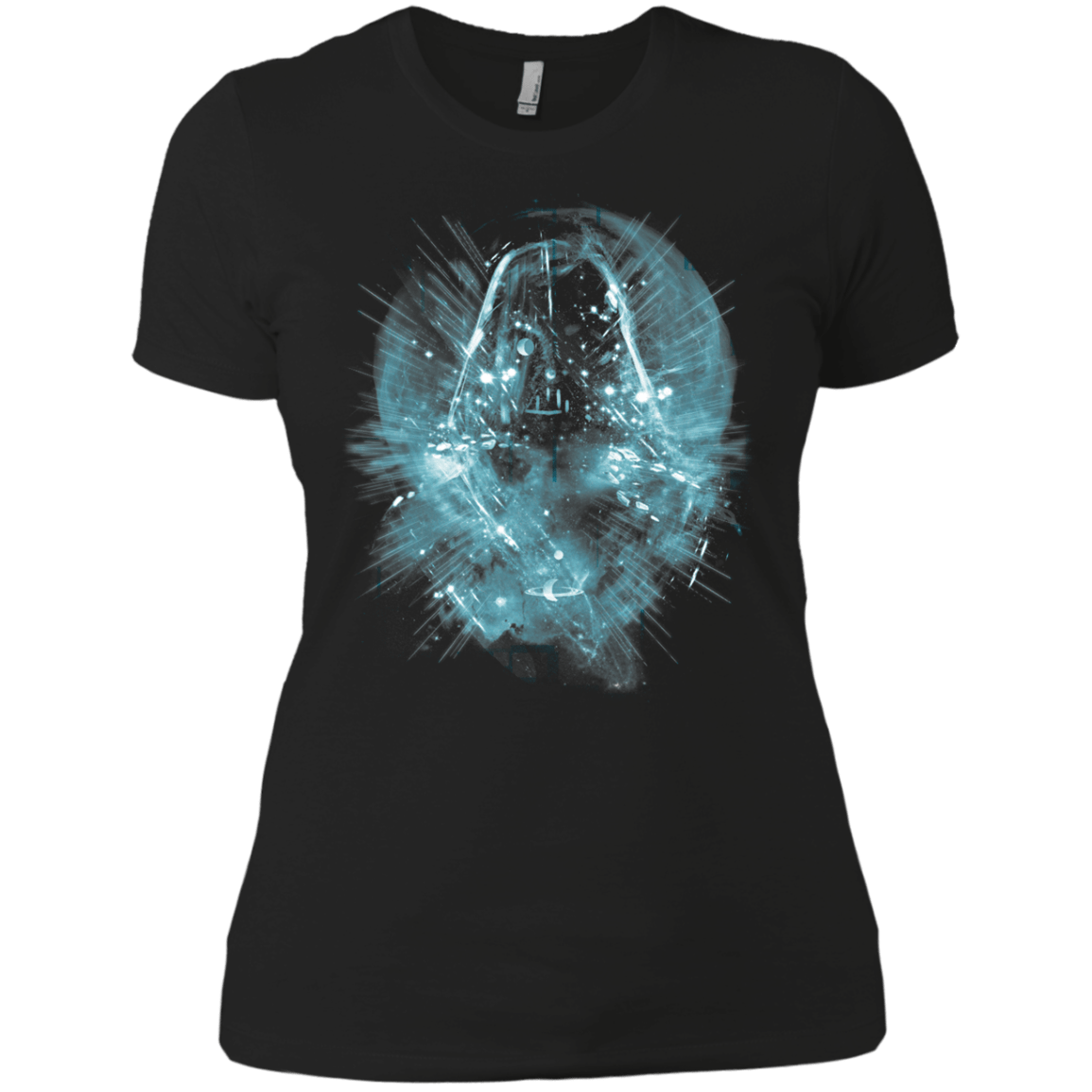 T-Shirts Black / X-Small Nefarious Nebula blue ink Women's Premium T-Shirt