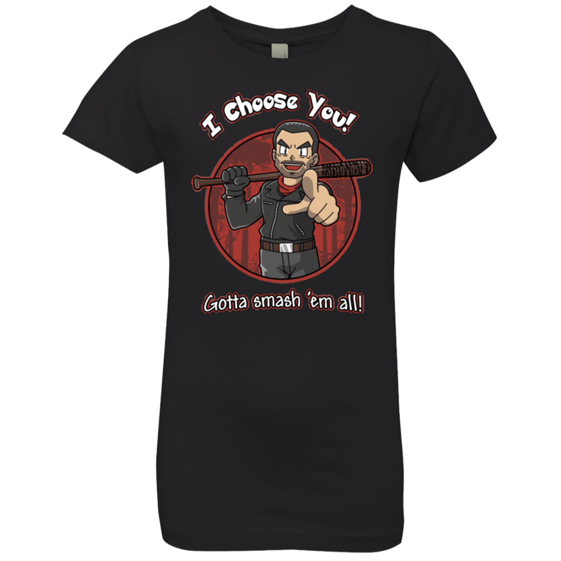 T-Shirts Black / YXS Negan Chooses You Girls Premium T-Shirt