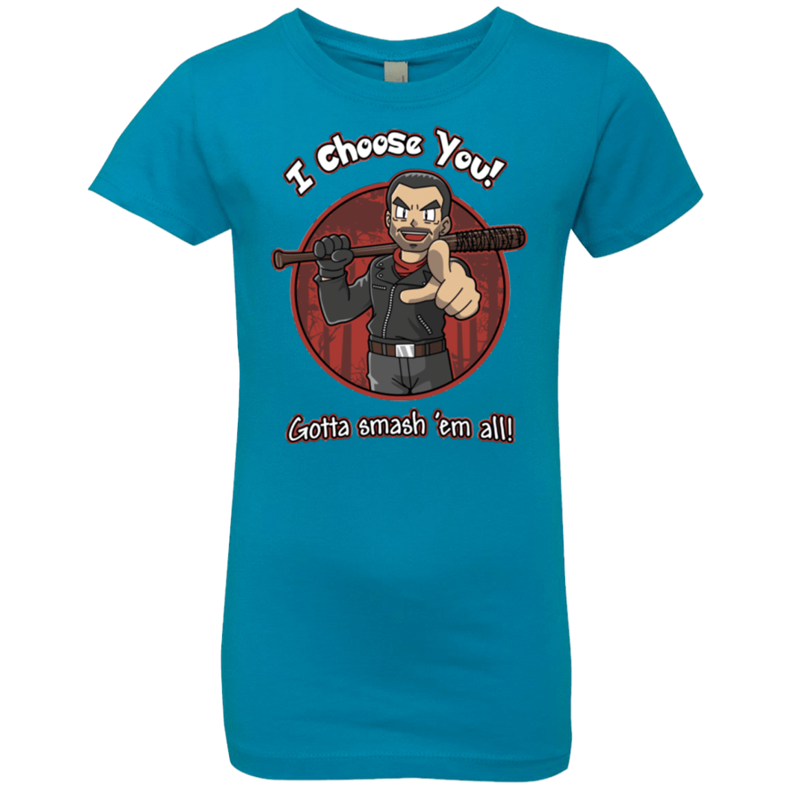 T-Shirts Turquoise / YXS Negan Chooses You Girls Premium T-Shirt