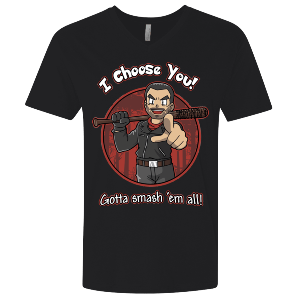T-Shirts Black / X-Small Negan Chooses You Men's Premium V-Neck