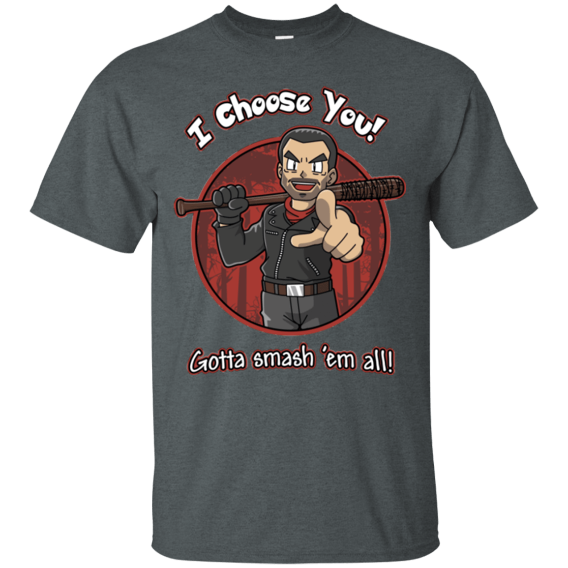 T-Shirts Dark Heather / Small Negan Chooses You T-Shirt