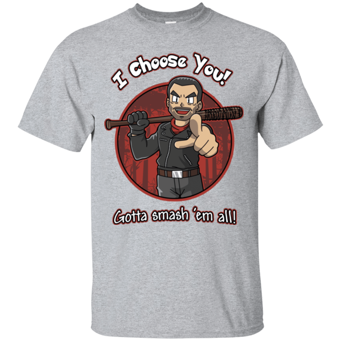 T-Shirts Sport Grey / Small Negan Chooses You T-Shirt