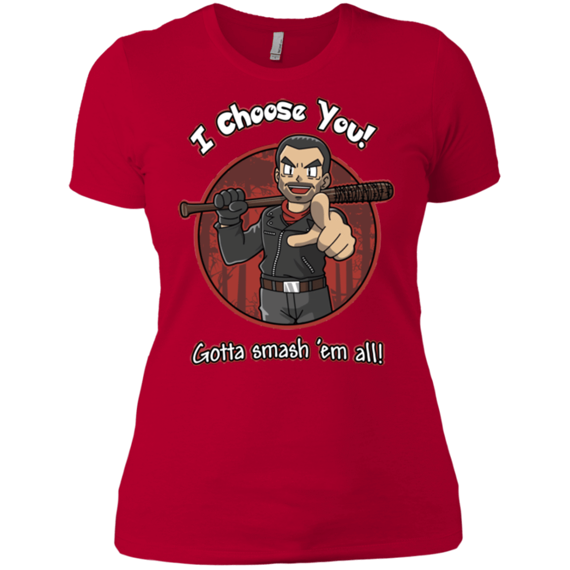 T-Shirts Red / X-Small Negan Chooses You Women's Premium T-Shirt
