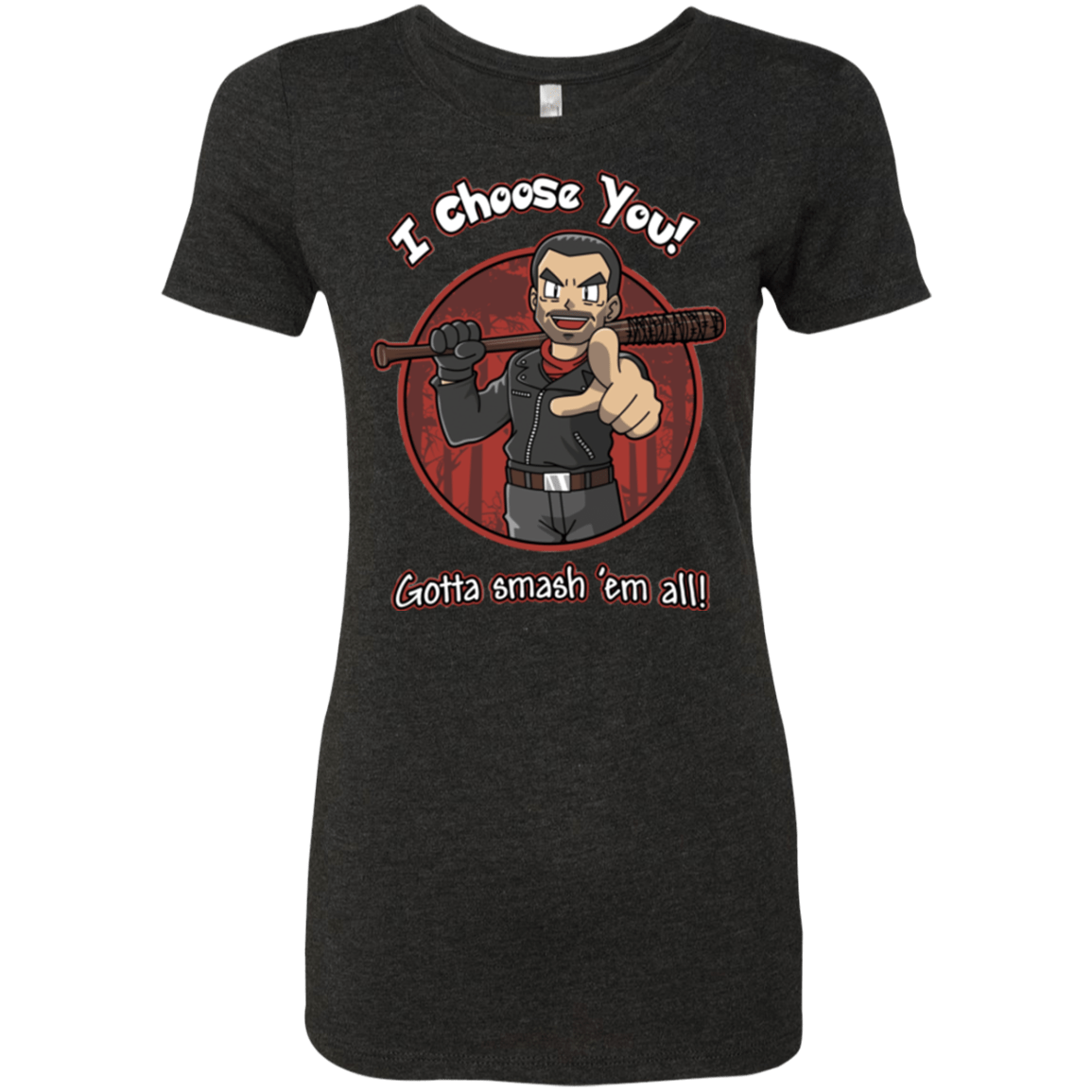T-Shirts Vintage Black / Small Negan Chooses You Women's Triblend T-Shirt