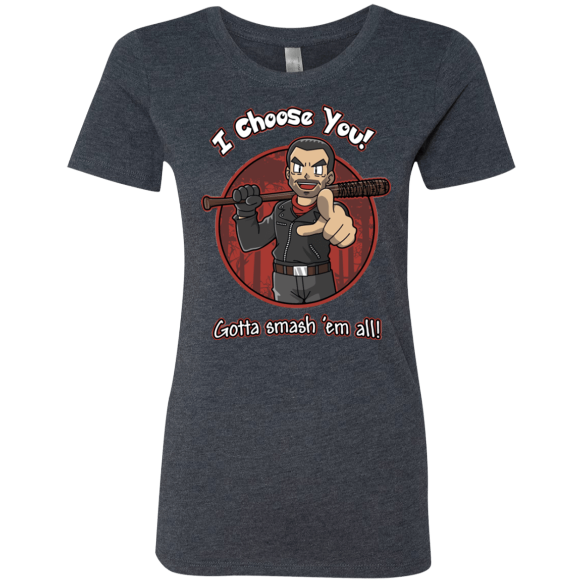 T-Shirts Vintage Navy / Small Negan Chooses You Women's Triblend T-Shirt