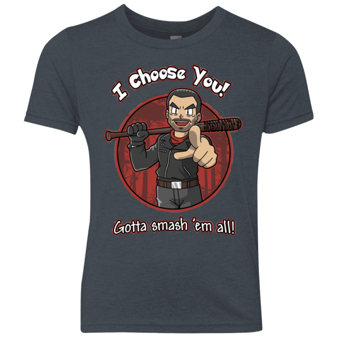 T-Shirts Vintage Navy / YXS Negan Chooses You Youth Triblend T-Shirt