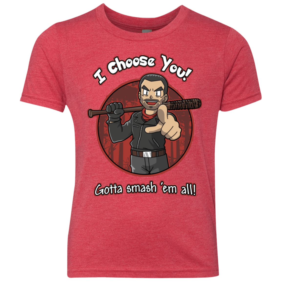 T-Shirts Vintage Red / YXS Negan Chooses You Youth Triblend T-Shirt