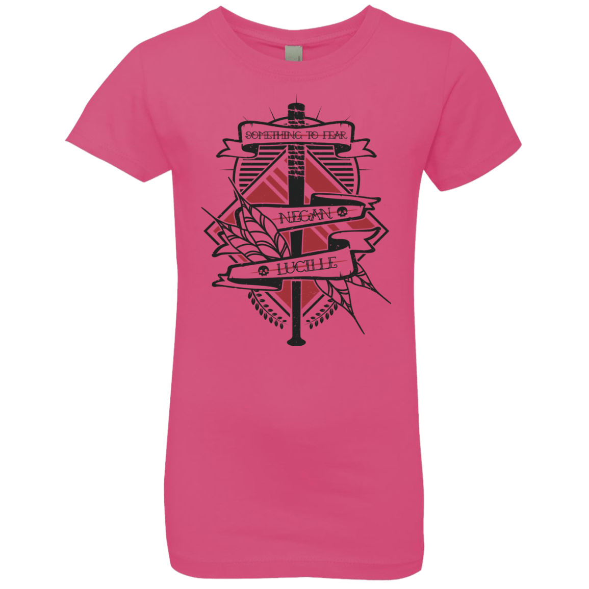 T-Shirts Hot Pink / YXS Negan & Lucille Girls Premium T-Shirt