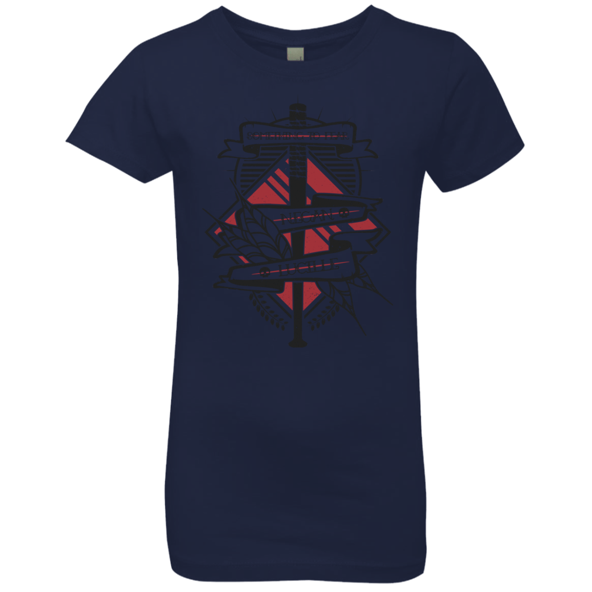 T-Shirts Midnight Navy / YXS Negan & Lucille Girls Premium T-Shirt