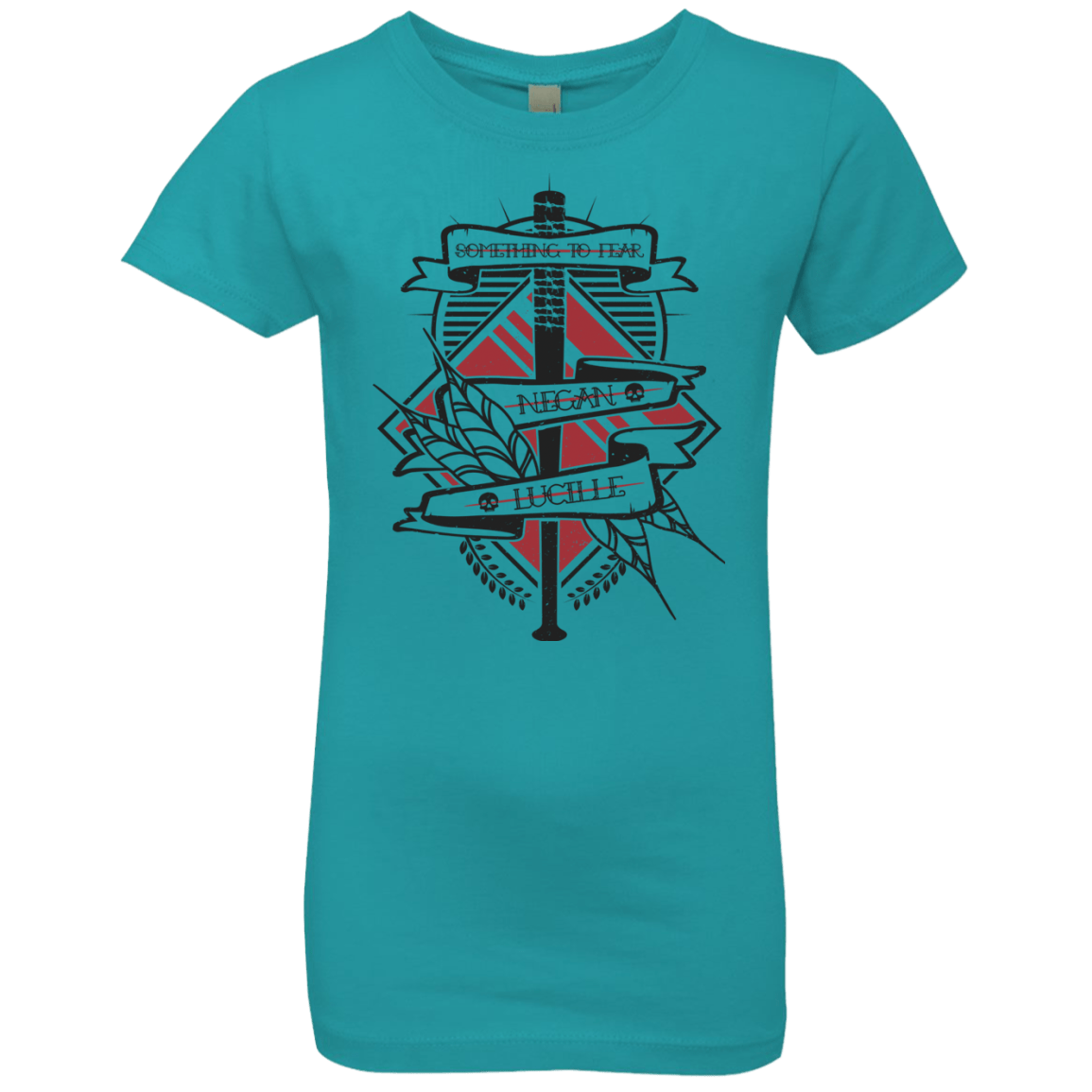 T-Shirts Tahiti Blue / YXS Negan & Lucille Girls Premium T-Shirt