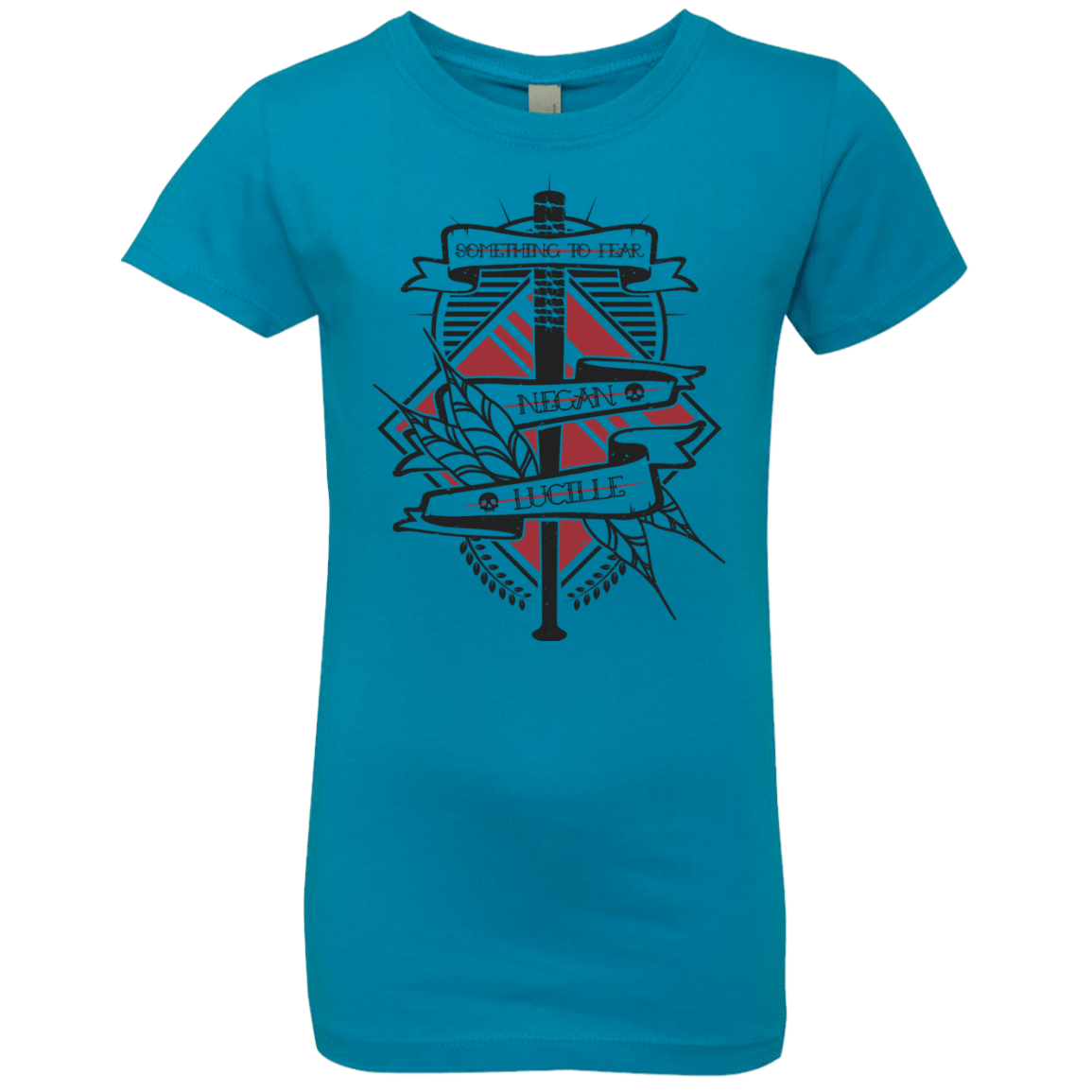 T-Shirts Turquoise / YXS Negan & Lucille Girls Premium T-Shirt
