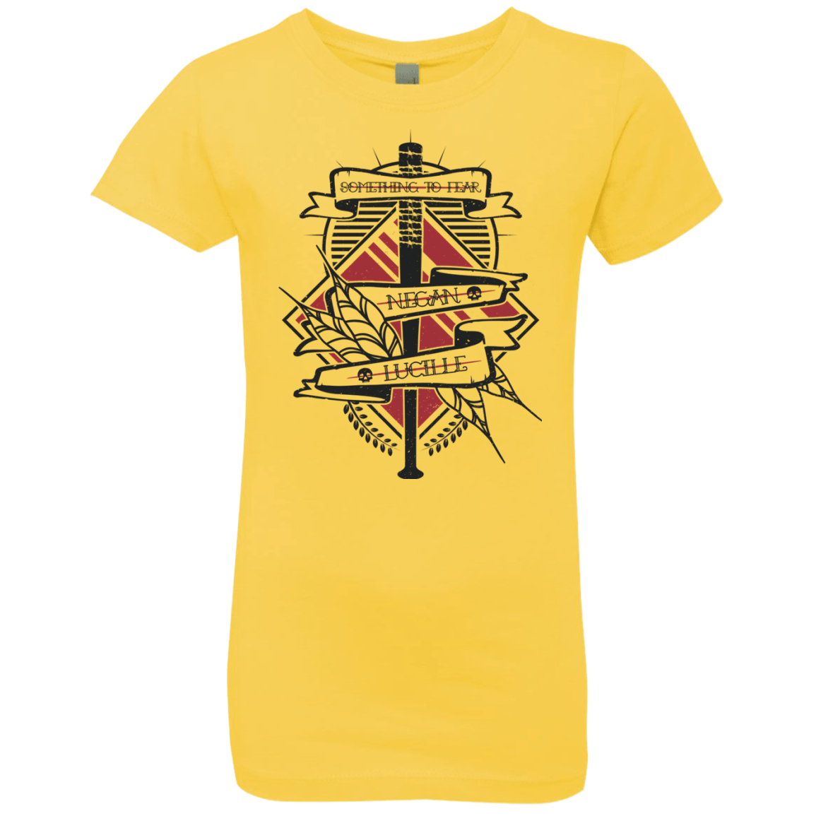 T-Shirts Vibrant Yellow / YXS Negan & Lucille Girls Premium T-Shirt