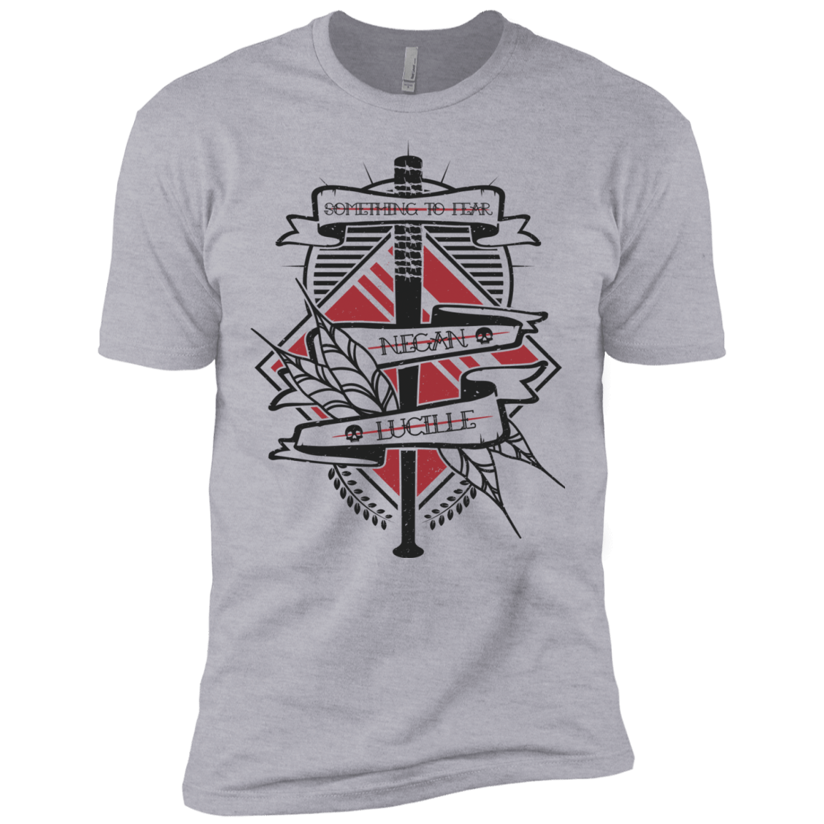 T-Shirts Heather Grey / X-Small Negan & Lucille Men's Premium T-Shirt